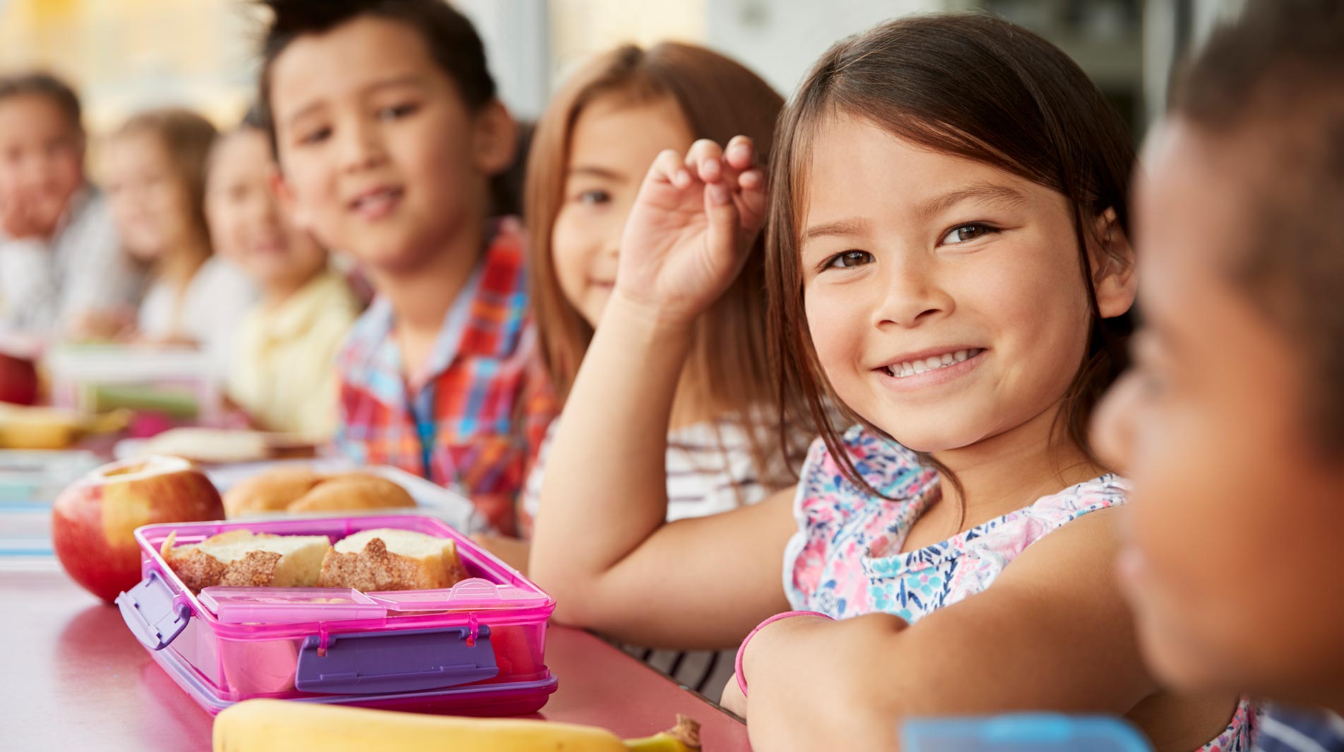 Kids at lunch